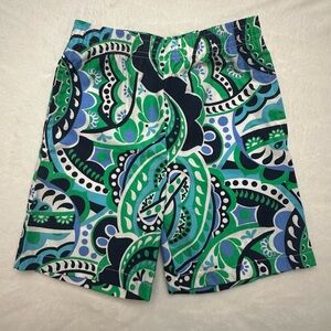 Kelly's Kids Green and Blue Board Shorts Swimwear
